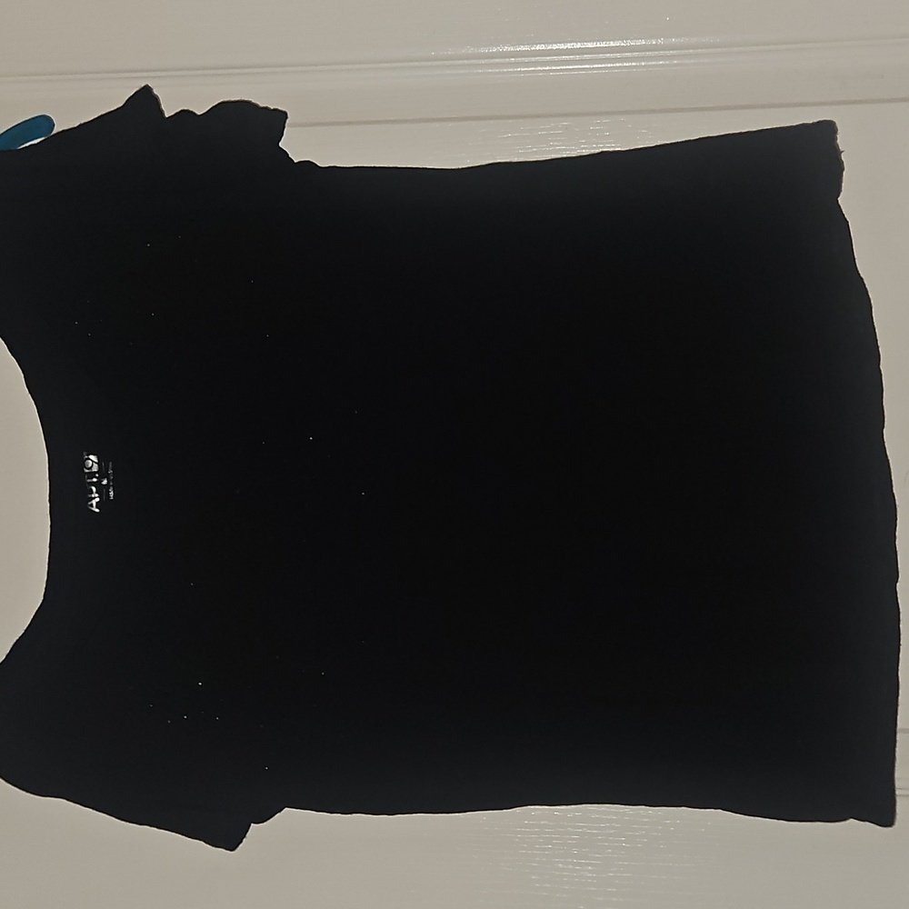 Apt. 9 Black Embellished Top With Cold Shoulders